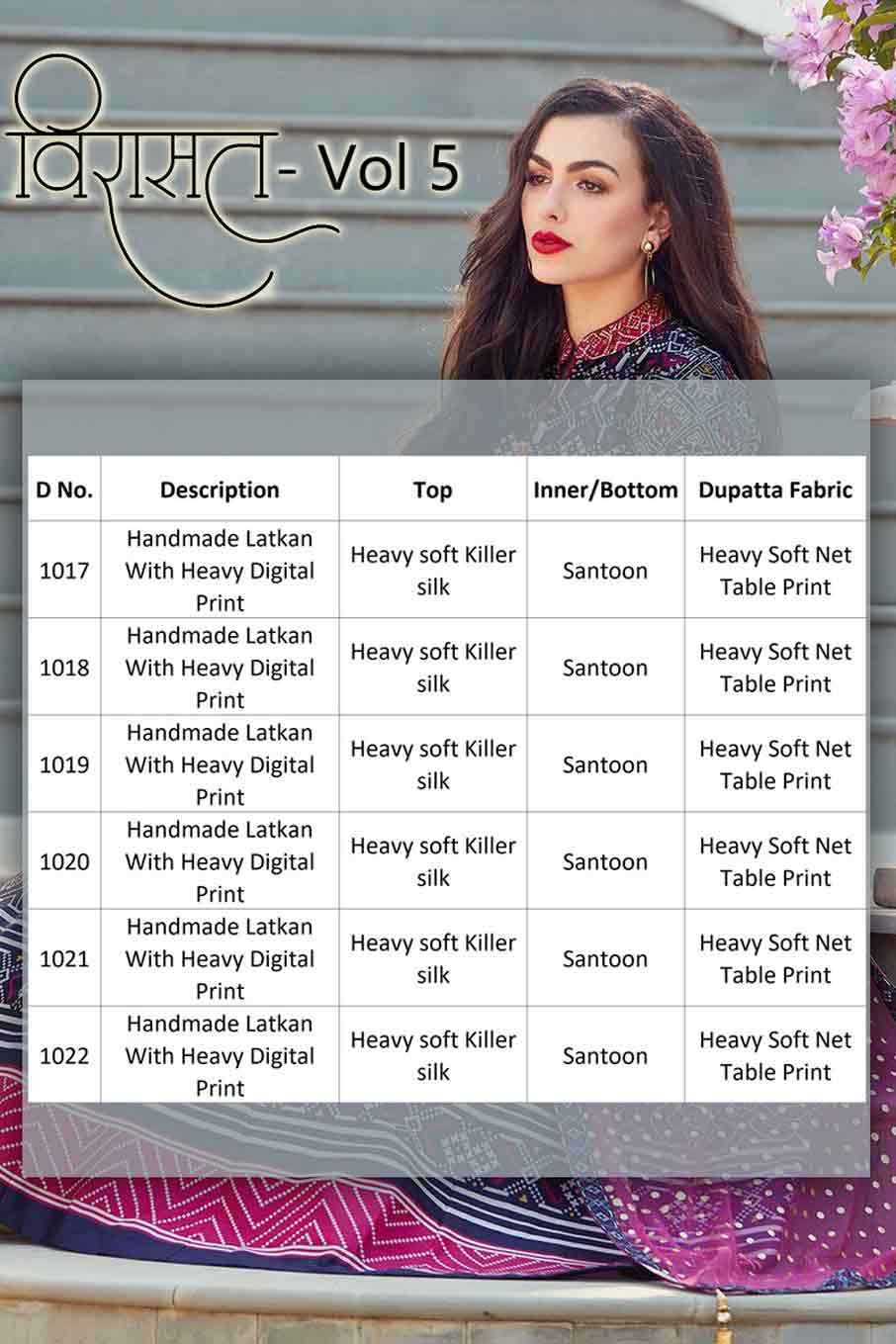 Virasat Vol-5 Readymade Anarkali Printed Salwar Kameez Virasat Vol-5 Readymade Anarkali Printed Salwar Kameez